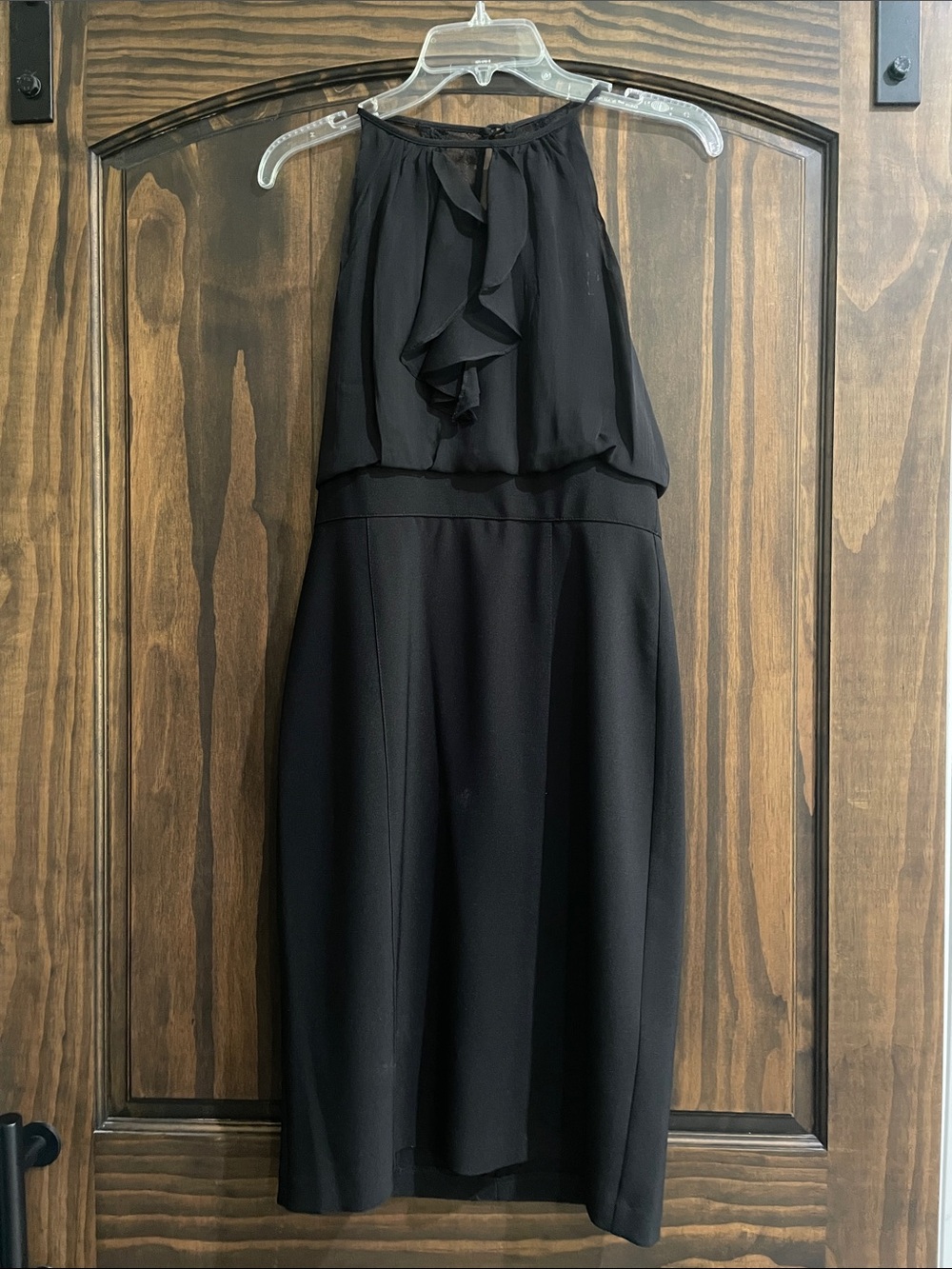London Times Classic Black Strapless Dress